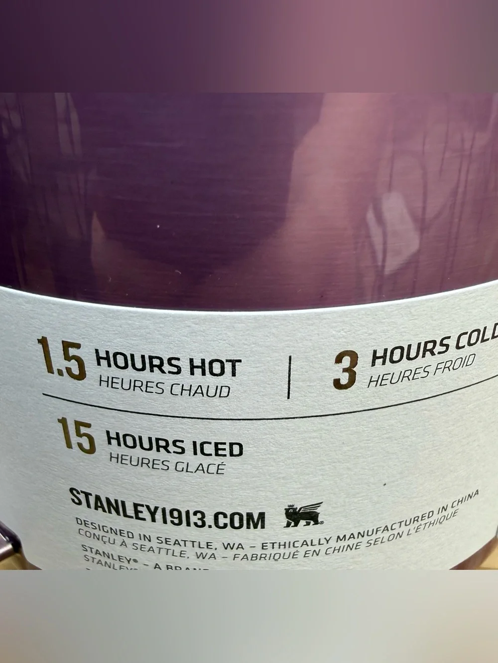Stanley Purple Camp Mug 12 oz